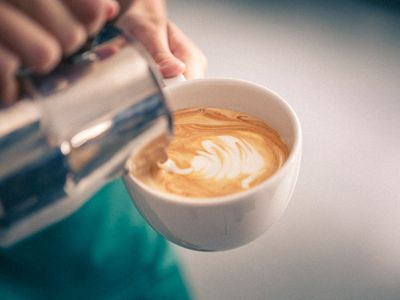 Coffee being made